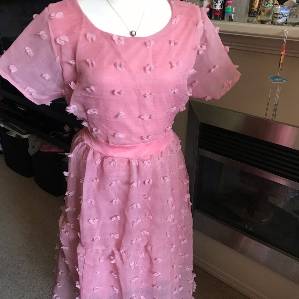 ‼️SALE‼️ Chiffon Old Rose maxi  Dress